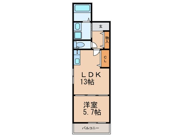 ラベンダーハイツの物件間取画像